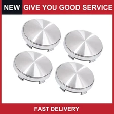 Universal 60mm 5 Lugs Car Tyre Wheel Center Hub Caps Cover Silver Tone Pack of 4