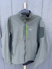 Arc'teryx Gamma MX Men's Jacket Olive Green Size L Excellent Condition
