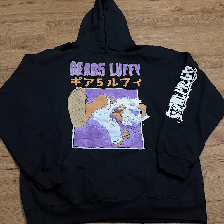 Sudadera con Capucha One Piece Para Hombre Grande Monkey D Luffy Gear 5 Suéter Luffy