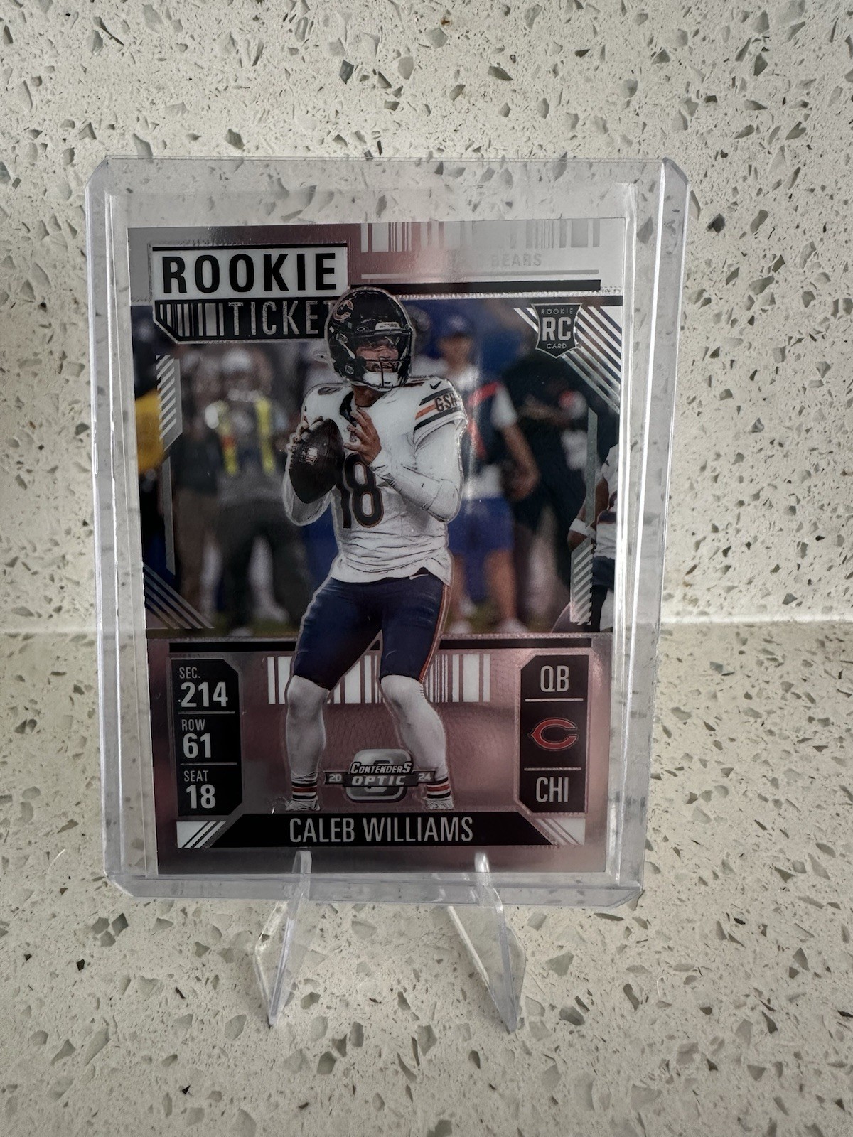 2024 Panini Contenders Optic - Rookie Ticket Caleb Williams #68 (RC)