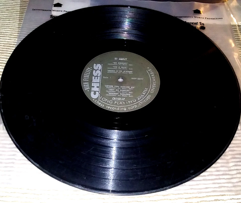 BO DIDDLEY / BO DIDDLEY CHESS 1958 MONO LP 1431 plus BONUS! Indianapolis Press - Image 3 of 4