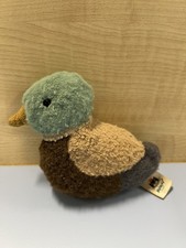 Jellycat Birdling Mallard Duck Good Condition 