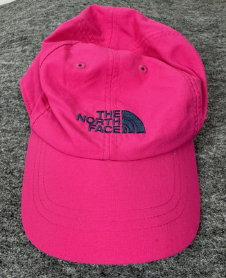 The North Face Hat Youth M Pink Horizon Cap Outdoor Packable Camper Hiking Logo