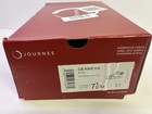 Journee Genneva Black Gladiator Sandals Womens 7.5M Zip Ankle Buckle NEW IN BOX — photo 5