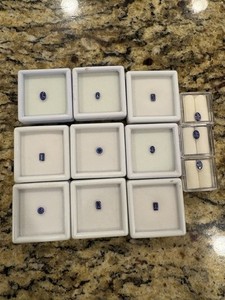 ALL TANZANITES PRECIOUS GEMSTONE INVESTMENT LOT 12 Pieces Various Size Tanzanite