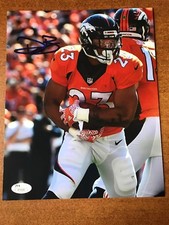 DEVONTAE BOOKER Autographed Signed DENVER BRONCOS 8x10 PHOTO JSA COA
