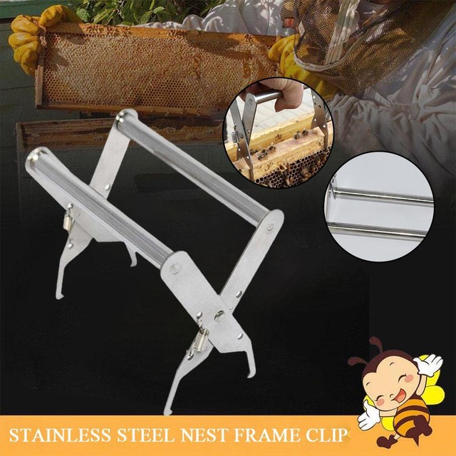 Durable Stainless-steel Bee Frame Clip Clamp Beehive T GX Beekeeping Y2S0 Durable Stainless-steel Bee Frame Clip Clamp Beehive T GX Beekeeping Y2S0