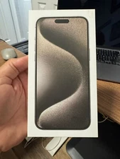 Original empty BOX for APPLE iPhone 15 Pro Max iPhone Box - NATURAL TITANIUM