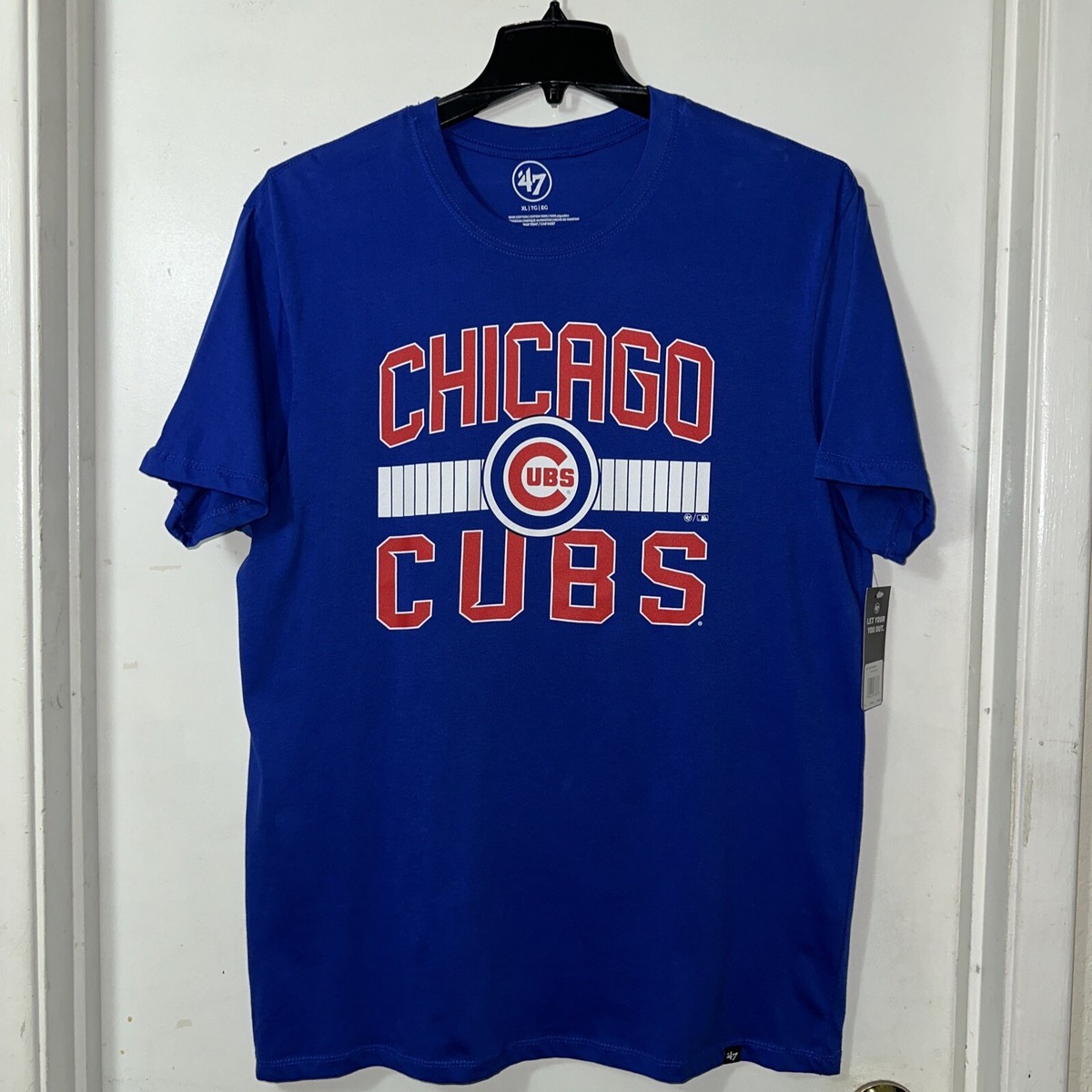 Chicago Cubs Short Sleeve Blue T-Shirt 