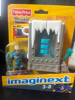 2008 Fisher Price DC Imaginext Super Friends Mr Freeze Freeze Chambers New 