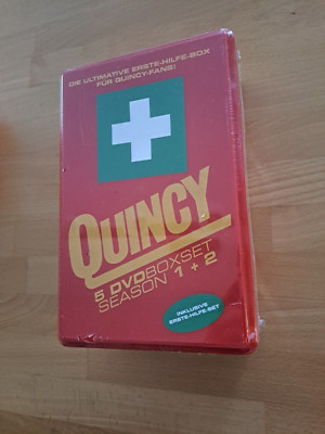 DVD QUINCY STAFFEL 1+2 SET ERSTE-HILFE-BOX NEU TV Serie sealed