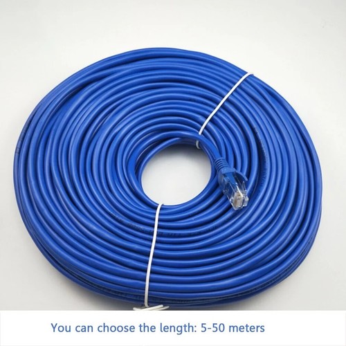 1/2/3/5/10m 40m 50m Ethernet Network Cable LAN Router Internet Patch Lead CAT5e - Picture 6 of 8