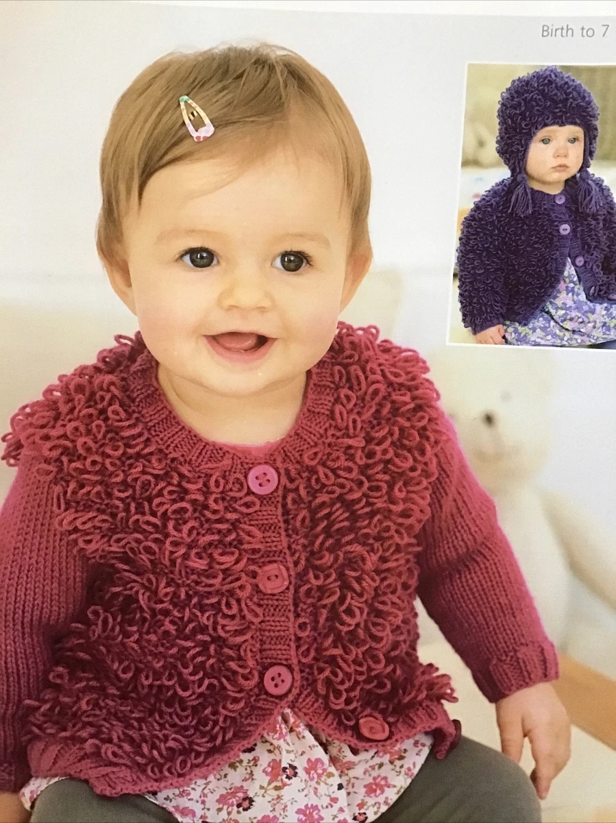 Baby loopy cardigan knitting cheap pattern