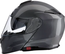 Z1R Solaris 2.0 Modular Motorcycle Street Helmet Dark Silver