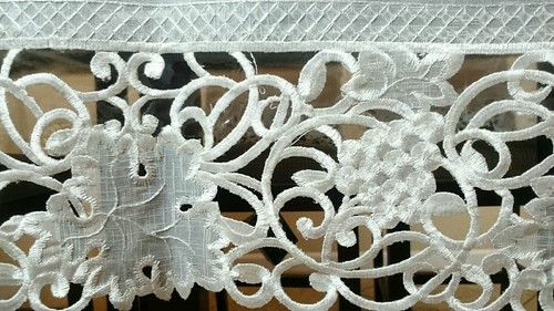 Solid White 70" Square Embroidery Tablecloth Napkin Wedding Bridal Party Events - Picture 6 of 6