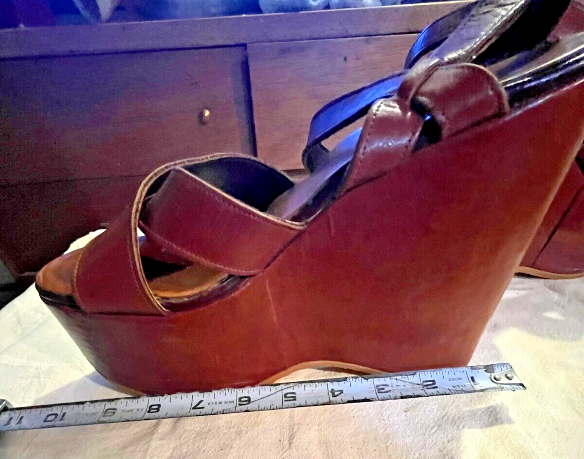 Sbicca Shoes 1970s VTG 70's WOMEN'S ORIGINAL SBICCA PLATFORM FUNK