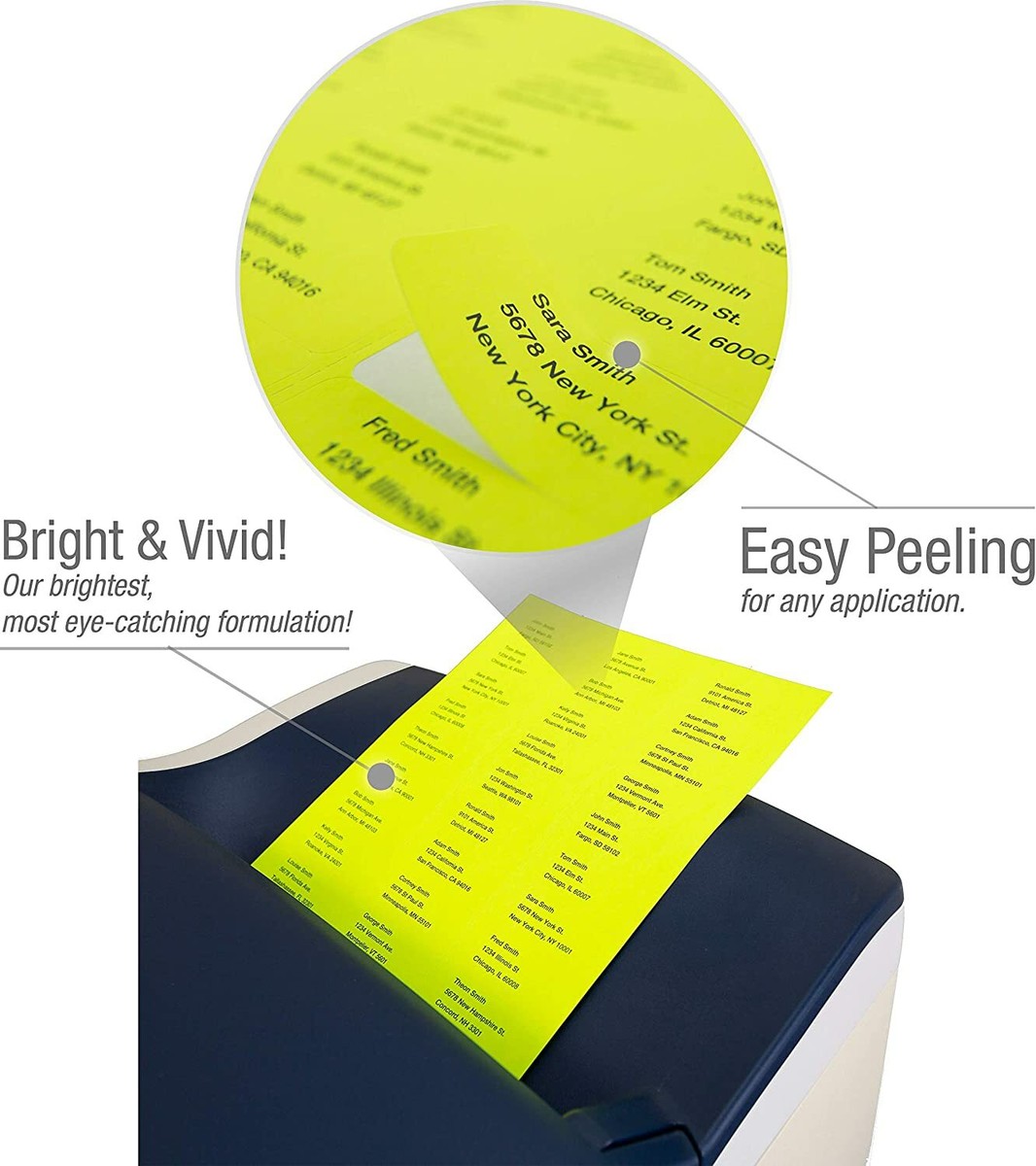 Etichette Adesive 6000 Impermeabili 30 Su 1X2 5/8 Fogli 200 - Foto 8