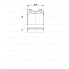 Plaquette de frein Porsche 912