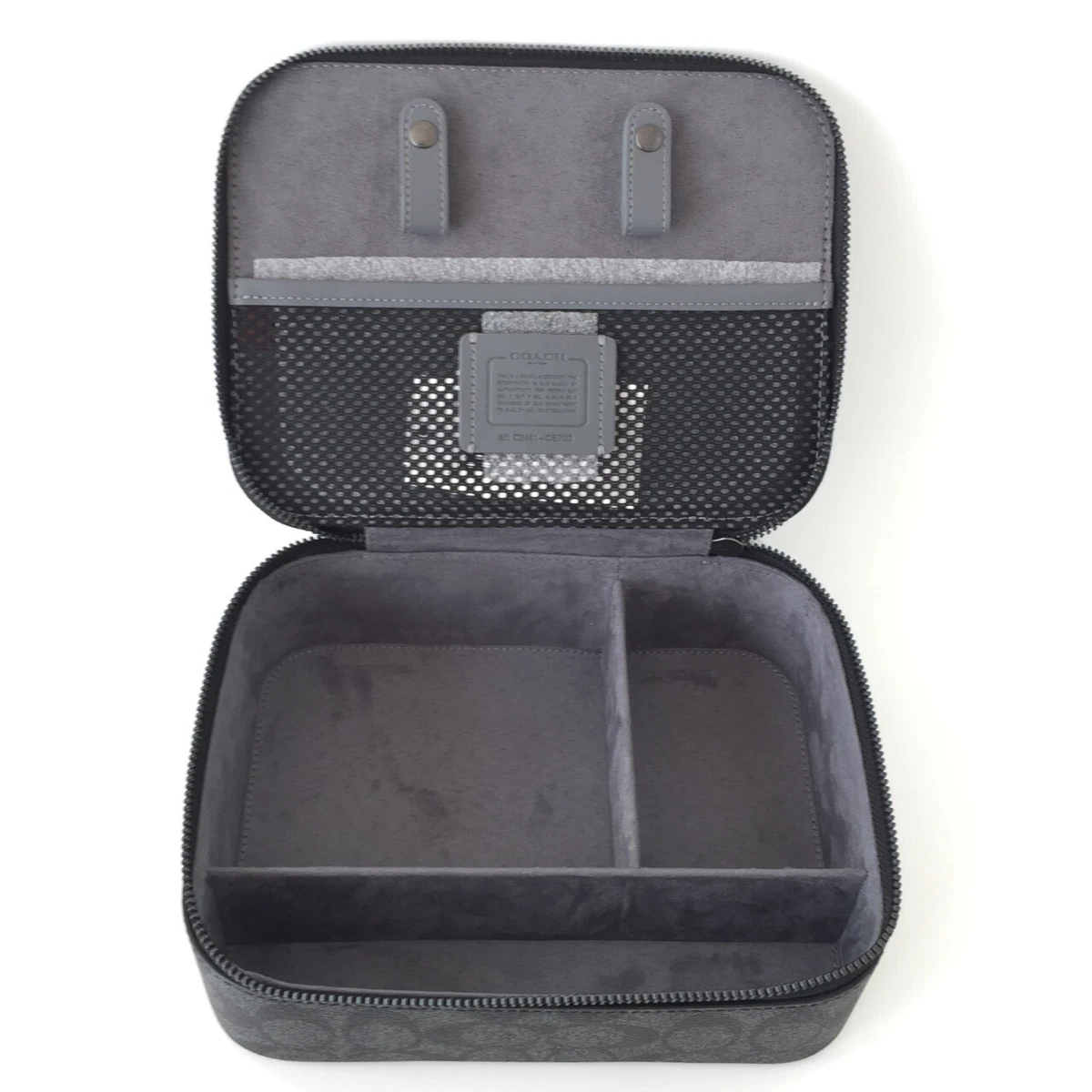 COACH Tech Organizer Colorblock Signature Canvas Leather Leather  