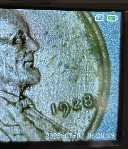 1928 1C Wheat Penny CH BU UNC RD LAMINATION US MINT ERROR 🔥RARE🔥 - Picture 4 of 4
