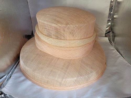 Balfour Sombrero de Boda Pinky Beige Madre de la Novia Carreras Cóctel Formal Elegante Nuevo - Imagen 5 de 10