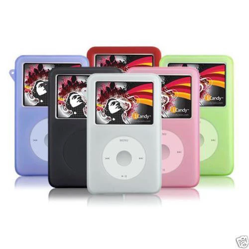 Silicone/Gel/Rubber Cases, Covers & Skins for Apple iPod Classic
