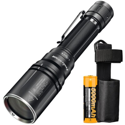 Fenix HT30R 1640 Yards Long Throw LEP Flashlight, USB-C Rechargeable