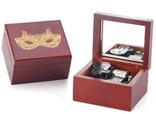 JAPAN SANKYO MASQUERADE MASK MUSIC BOX  ♫  Phantom of the Opera Masquerade ♫