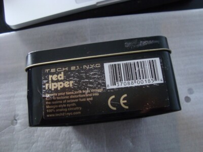 Tech 21 NYC RED RIPPER box & manual only | eBay