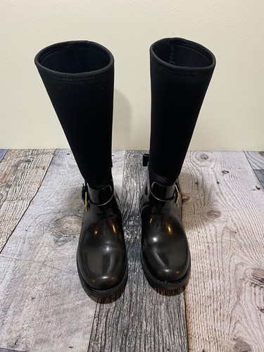Kate Spade Stretch Rain Boots Size 6 - Picture 2 of 9