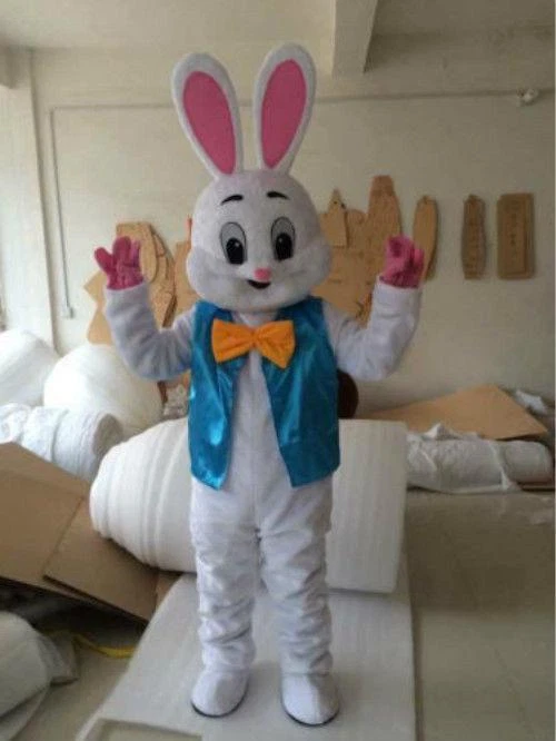 Newly Cute Easter NEW Mascot Costume Rabbit Cartoon Fancy Dress Adult Size #2 - Image 4 of 4