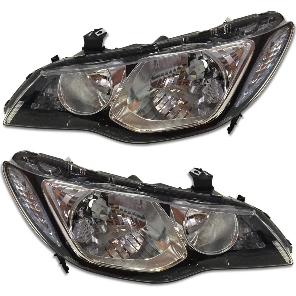 Par de luces delanteras LR para Honda Civic Acura CSX FA FD1 FD2 FD3 2006-2008 Foto 2 de 4