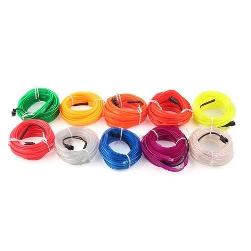 Tira de luces LED para decoración de ambiente interior de coche de 5 metros USB - Imagen 2 de 32