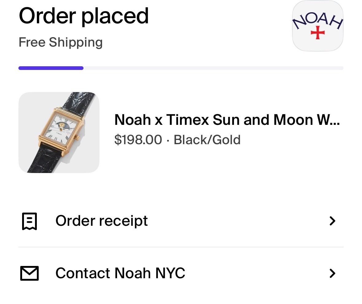 Noah x Timex Sun and 有り難く Moon Watch タイメックス Noah x Timex Sun and 有り難く Moon Watch タイメックス