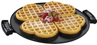 George Foreman Grp106wp 2 Removable Nonstick Heart-shaped Waffle Plates, Black, on sale George Foreman Grp106wp 2 Removable Nonstick Heart-shaped Waffle Plates, Black, on sale