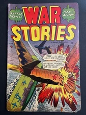 War Stories 5 GD-VG --  Scarce Pre-Code Ajax Korean War Title 1953
