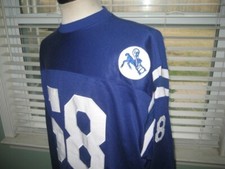 NFL INDIANAPOLIS COLTS RETRO THROWBACK LOGO 1958 LS JERSEY  sz 58 NWOT