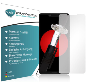 Slabo Displayschutzfolie für Sharp Aquos D10 (4er Set) KLAR ''Crystal Clear''