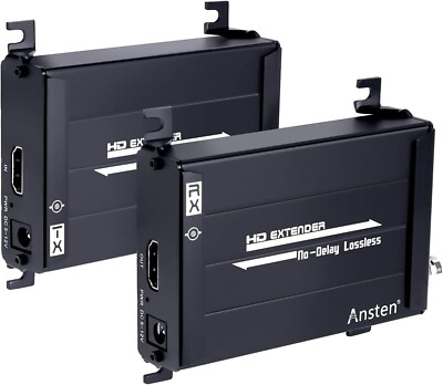 ANSTEN HDMI Over Coax Extender 984 FT Ultra-Long Range via Coaxial Cable, HDMI T