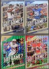 2020 MOSAIC FOOTBALL - GOT GAME - BASE GREEN SILVER PRIZM - CHOOSE SET - PYC