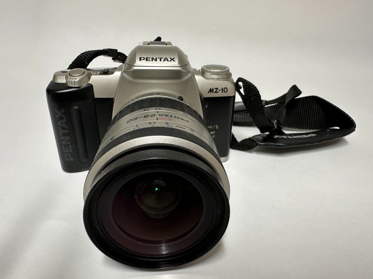 Pentax MZ-10 Silver Body 35mm SLR Film Camera with 28-80 Lens