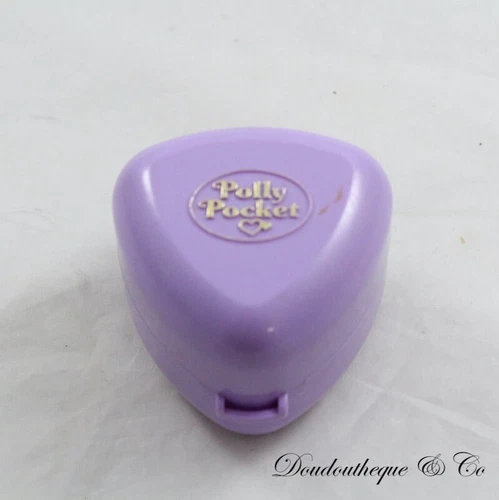1991 Polly Pocket BLUEBIRD Heart Piano Recital 5cm (MO) Box