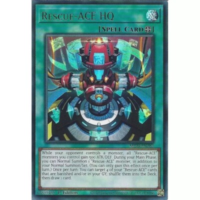 Rescue-ACE HQ MP24-DE282 Ultra Rare 1. Auflage YuGiOh Karte