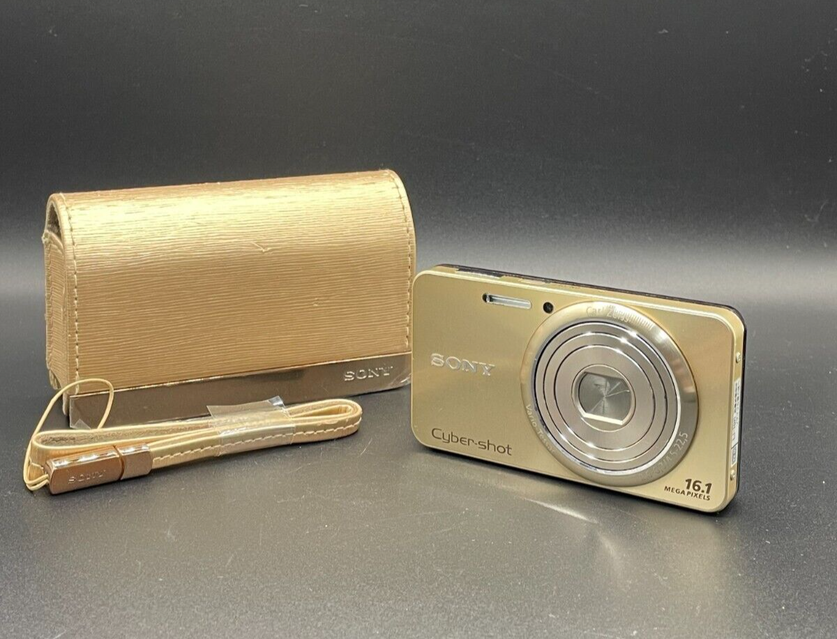 Excellent+++ 】Sony Cyber Shot DSC-W570 GOLD Digital Camera japan 