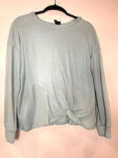 Art Class Girl's Size Large 10-12  Pullover Light Blue Hoodie