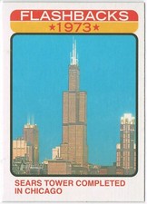 2022 Topps Heritage News Flashbacks SEARS TOWER COMPLETED IN CHICAGO #NF-13