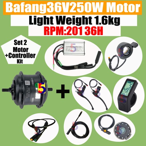 Ultralight 1.6kg Bafang 36V 250W Brushless Gear Hub motor fork size 100-RPM 201 - Picture 11 of 12