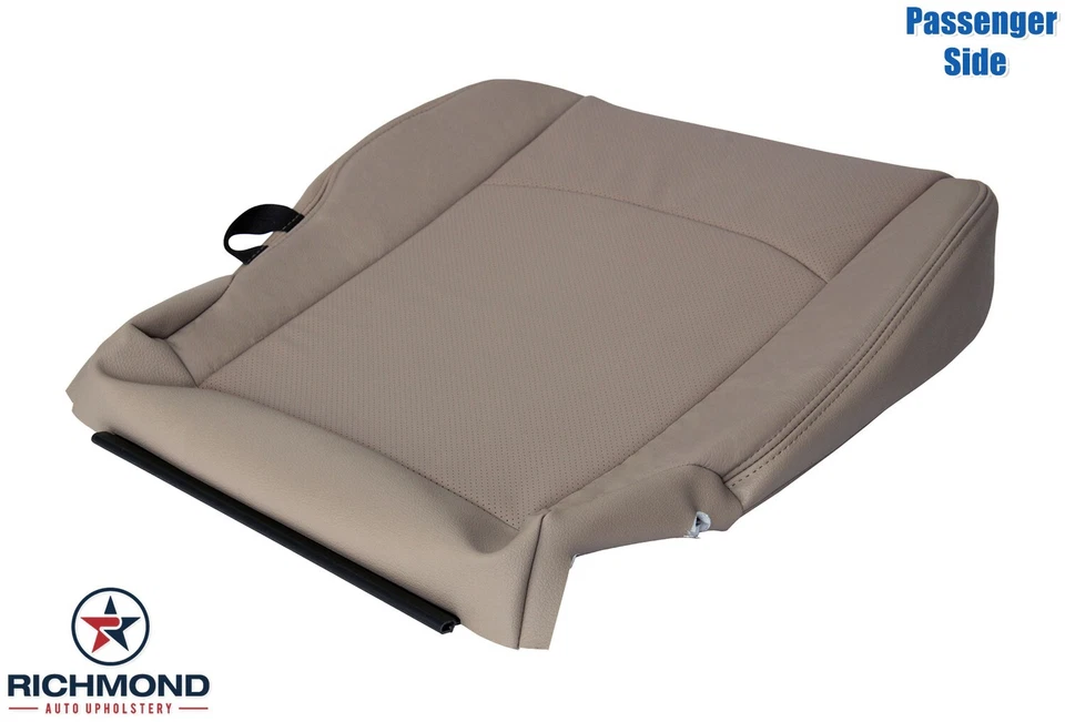 Кожаный чехол на сиденье со стороны пассажира для 11 Dodge Ram 2500 3500 Laramie желтовато-коричневый - Изображение 4 из 4