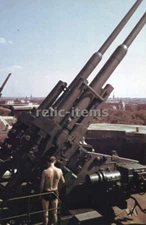 WW2 PICTURE PHOTO GERMAN FLAK 88 ANTI AIRCRAFT GUN 6387