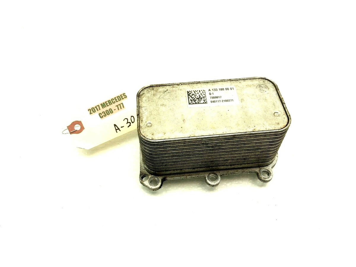 2015-2018 MERCEDES-BENZ C300 W205 ENGINE MOTOR OIL COOLER OEM 30K 